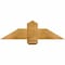 Ekena Millwork Eugene Rough Sawn Timber Gable Bracket, Western Red Cedar, 36"W x 10"H x 6"D x 6"F, 7/12 Pitch GBW036X10X0606EUG00RWR - alternate 1
